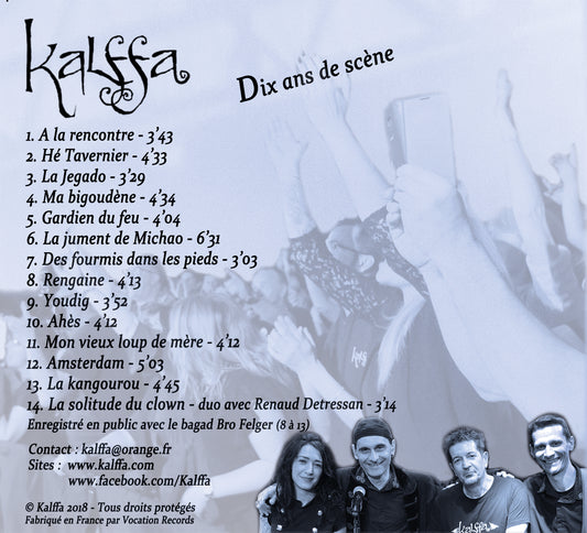 CD "Dix ans de scène"