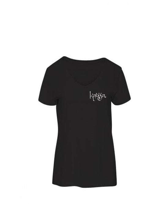 Tee-shirt femme col V "Dimanche Chouchen"